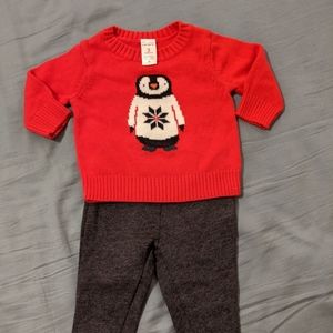 Baby sweater and sweatpants 3 month winter